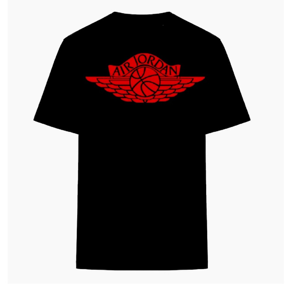 Replica Air Jordan Wings tees. Sizes small-5X any color combo you can think of.